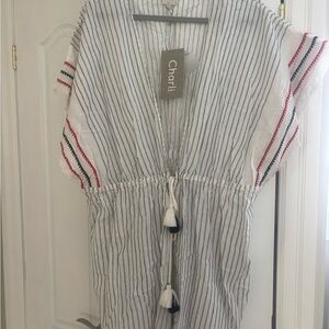 Charli Striped Beach cover up!